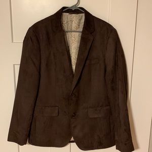 Medium men’s suede style dress coat